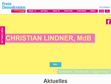 Tablet Screenshot of fdp-kelkheim.de